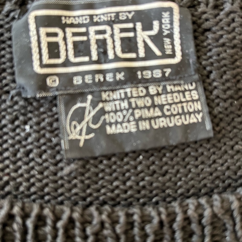 Ladies Handknit Berek spring sweater, small - Picture 9 of 11